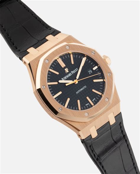 audemars piguet royal oak chronigraph rose gold 15400|audemars piguet 41mm rose gold.